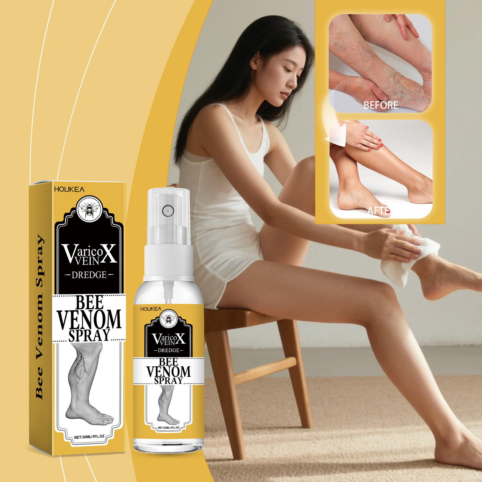 Skincare Ingredients - Leg Care Spray Gentle ingredients for