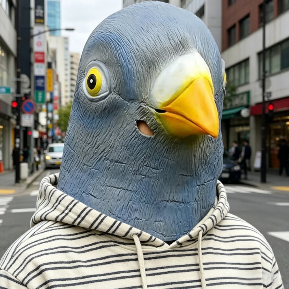 Pigeon mask costume novelty Ha - Skincare Pigeon avis et prix