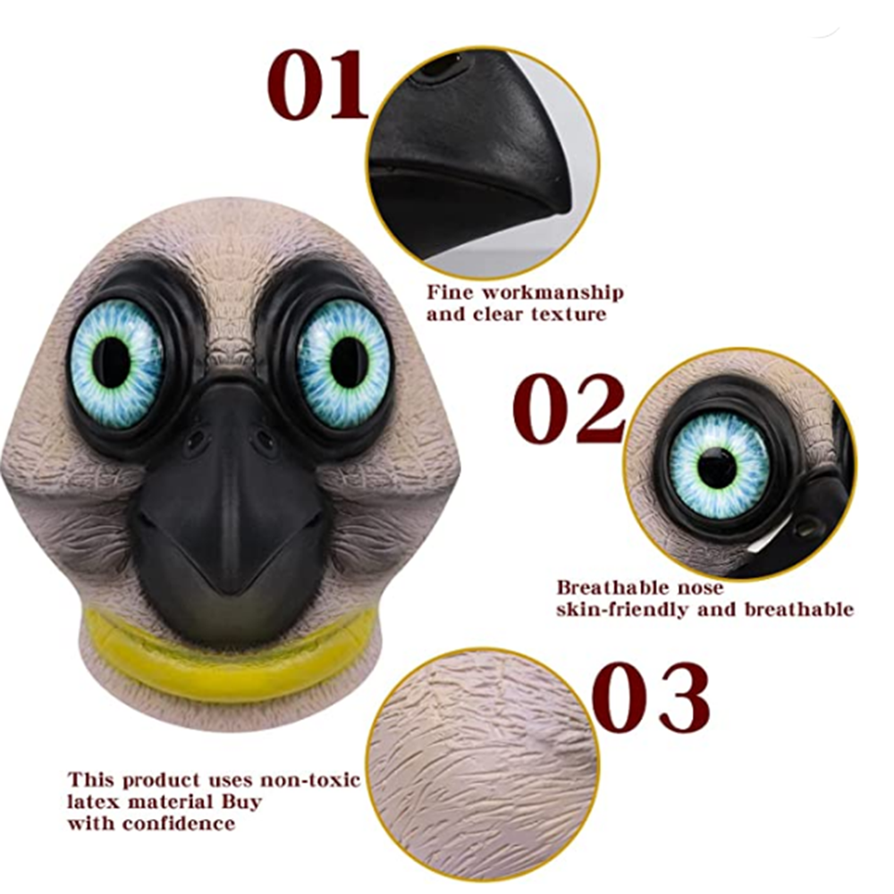 Pigeon Owl Wolf Dog Animal Mas - Skincare Pigeon avis et prix