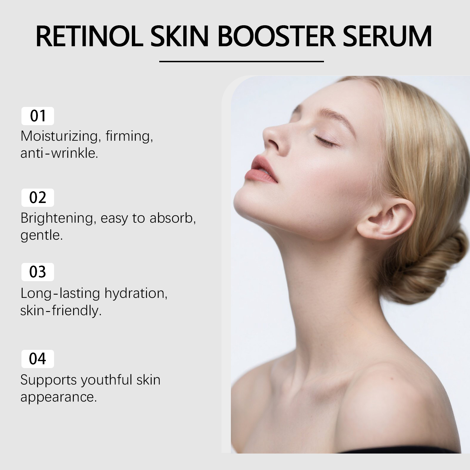 100ml Retinol Skin Booster Ser - Skincare Ingredients avis et prix
