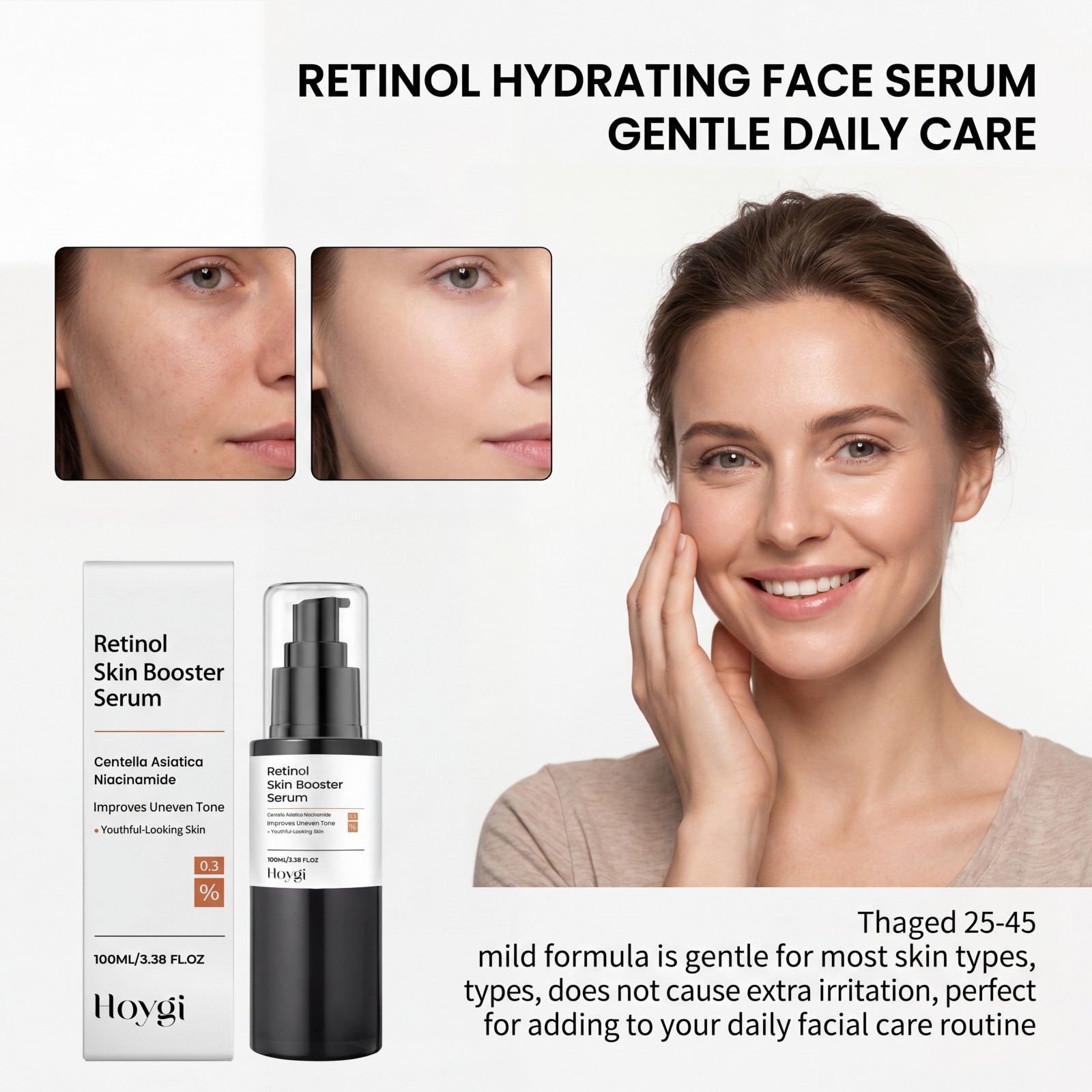 100ml Retinol Skin Booster Ser - Skincare Ingredients avis et prix