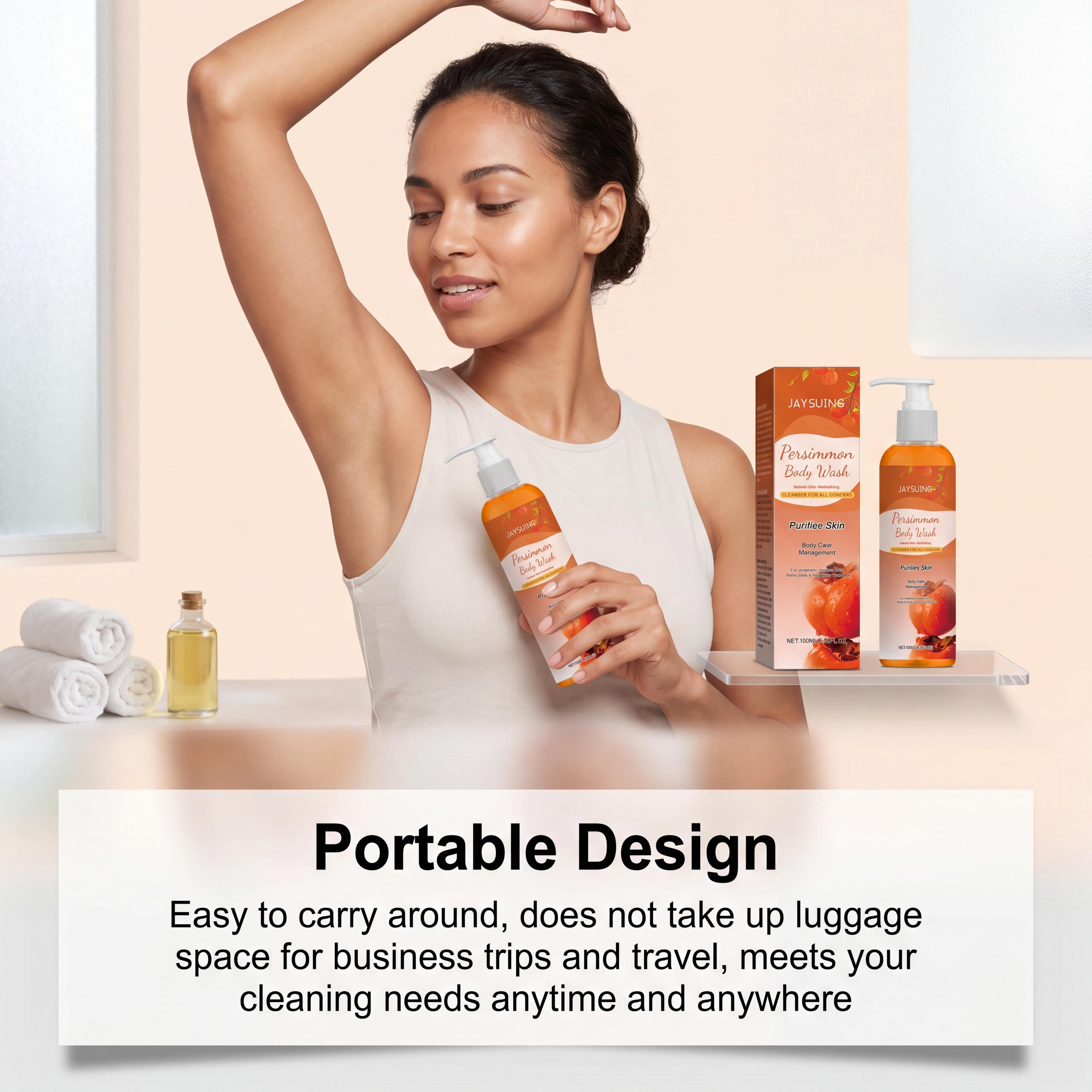 Persimmon Shower Gel Gentle Cl - Aha Bha Exfoliant avis et prix