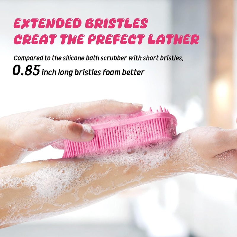 Dual-use Silicone Body Scrubbe - Aha Bha Exfoliant avis et prix