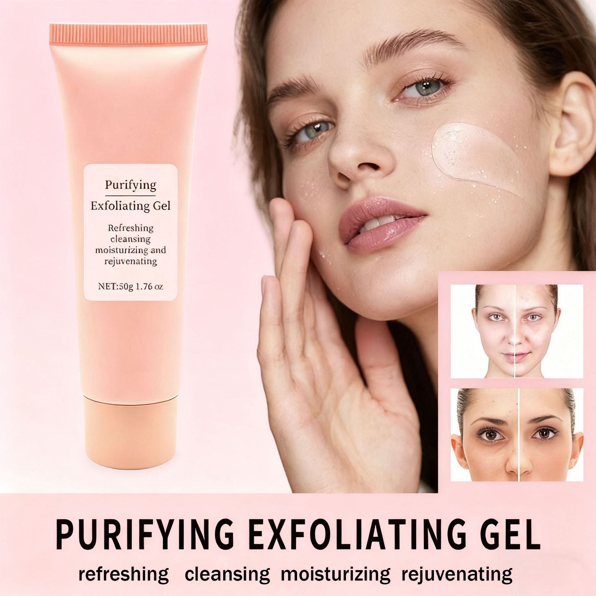 50g Face Exfoliating Gel Deep  - Aha Bha Exfoliant avis et prix