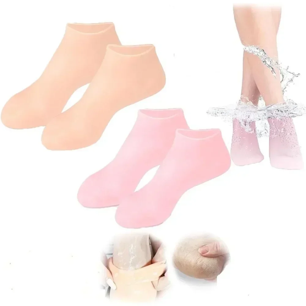 1Pair Silicone Socks Foot Spa  - Aha Bha Exfoliant avis et prix