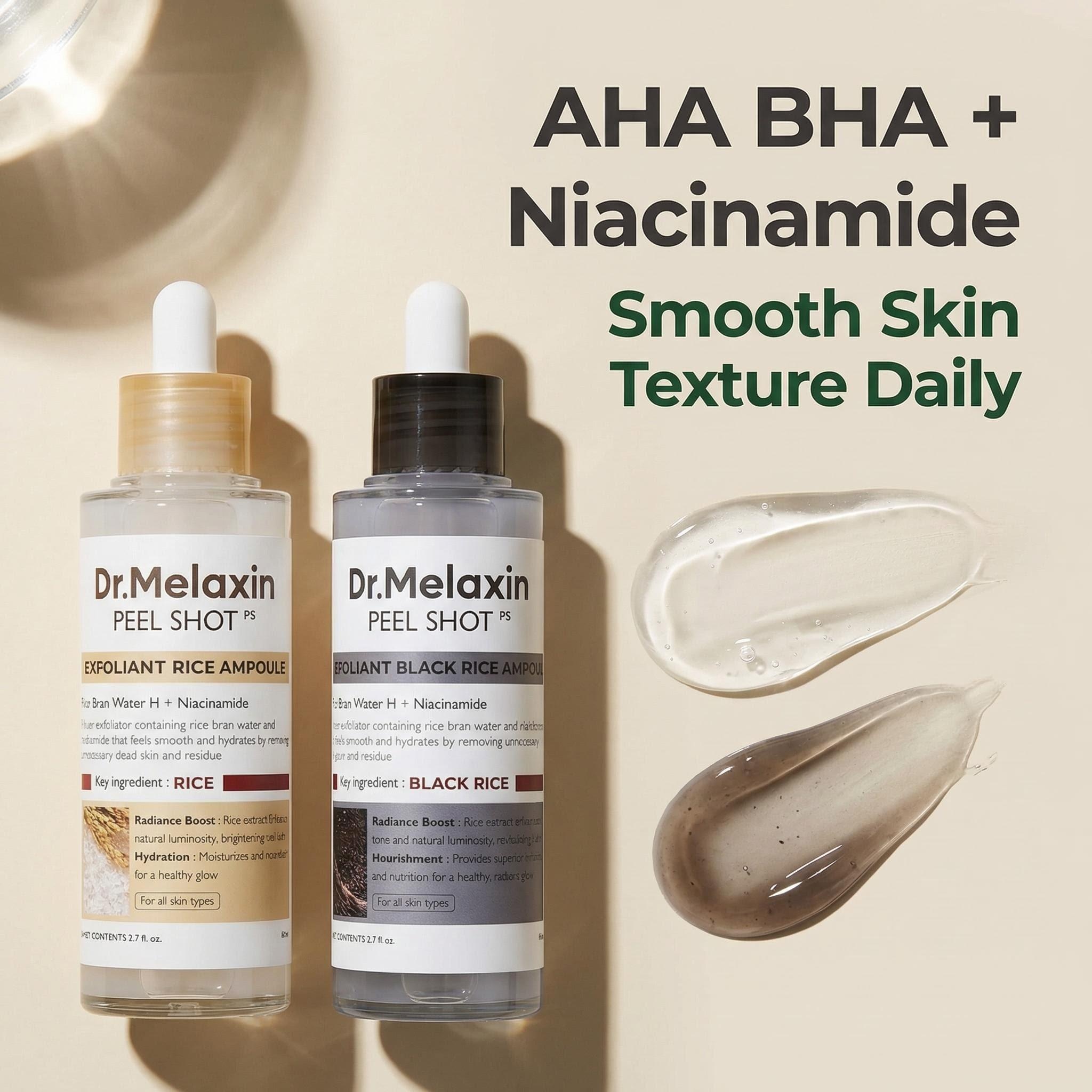 Black Rice Exfoliating Ampoule - Aha Bha Exfoliant avis et prix