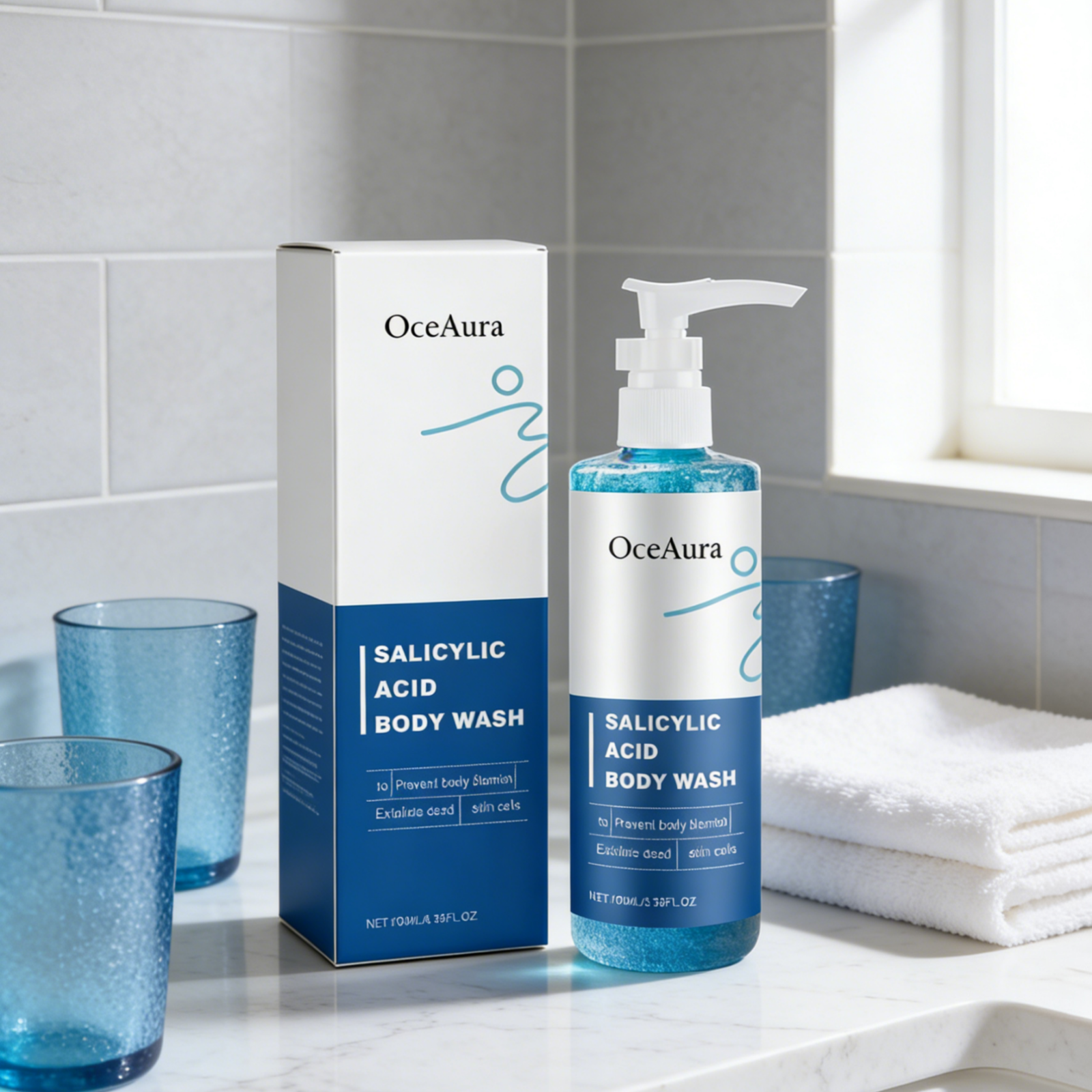 OceAura Salicylic Acid Shower  - Aha Bha Exfoliant avis et prix