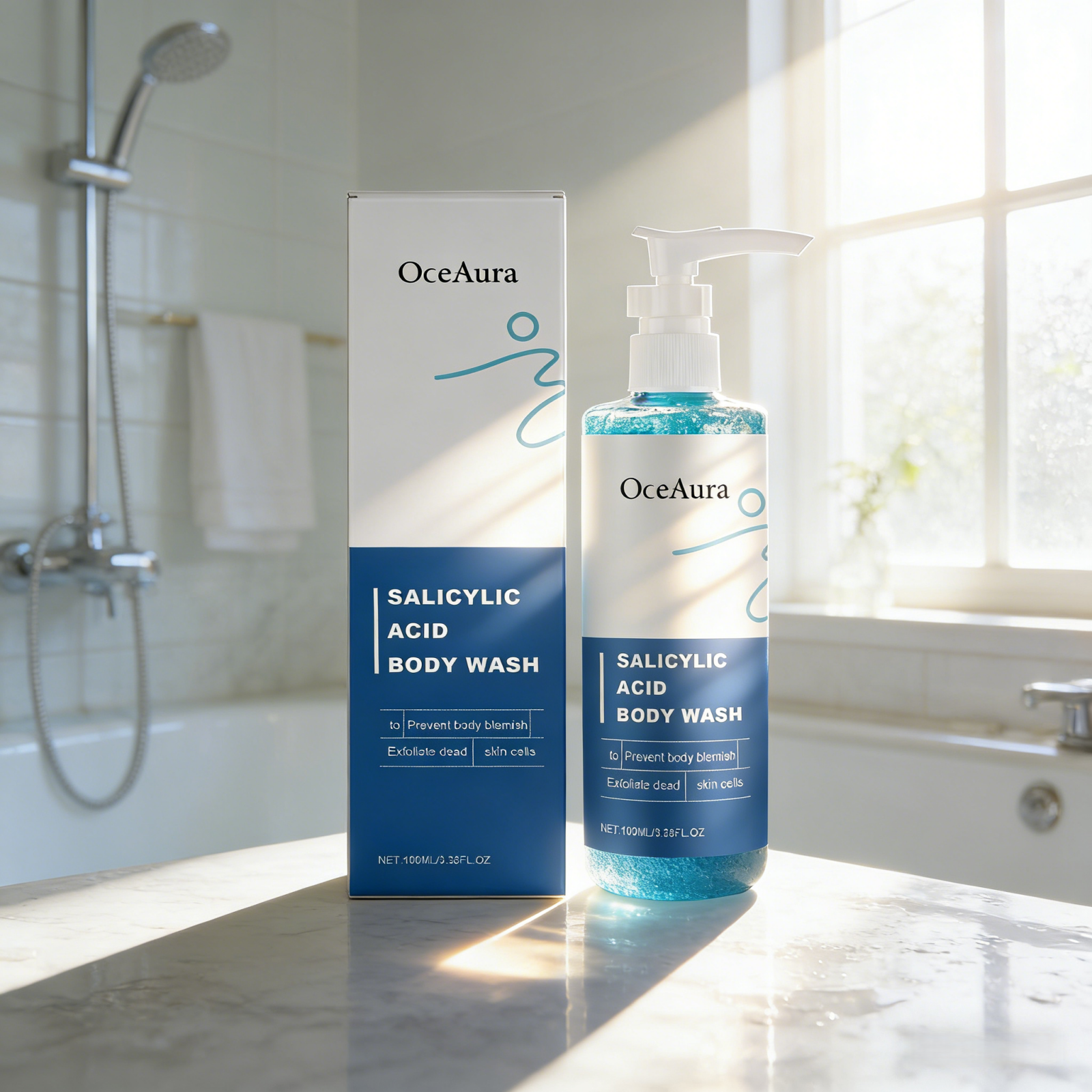 OceAura Salicylic Acid Shower  - Aha Bha Exfoliant avis et prix
