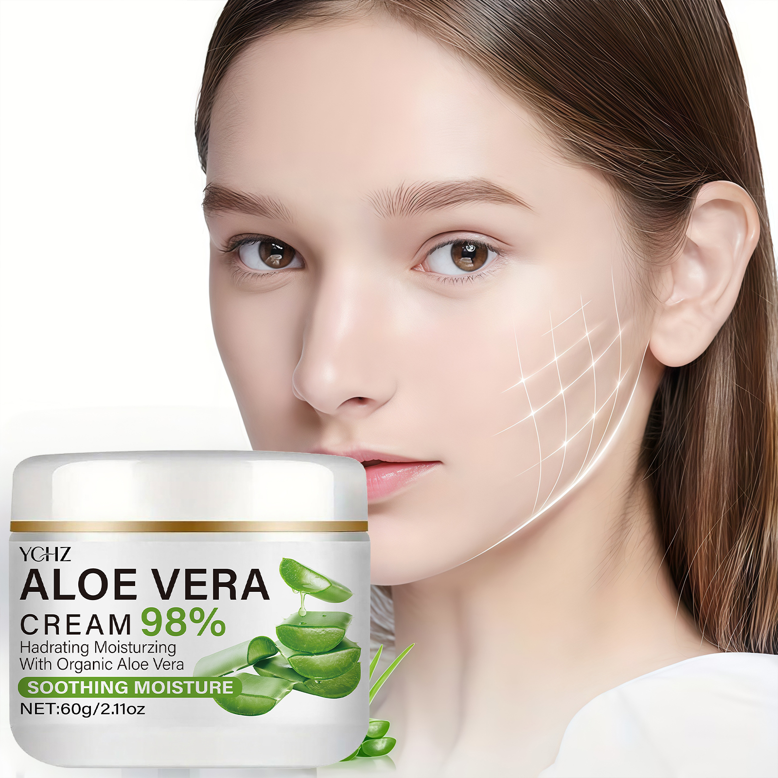 Aloe Vera Face Cream, Containi - Skincare Ingredients avis et prix