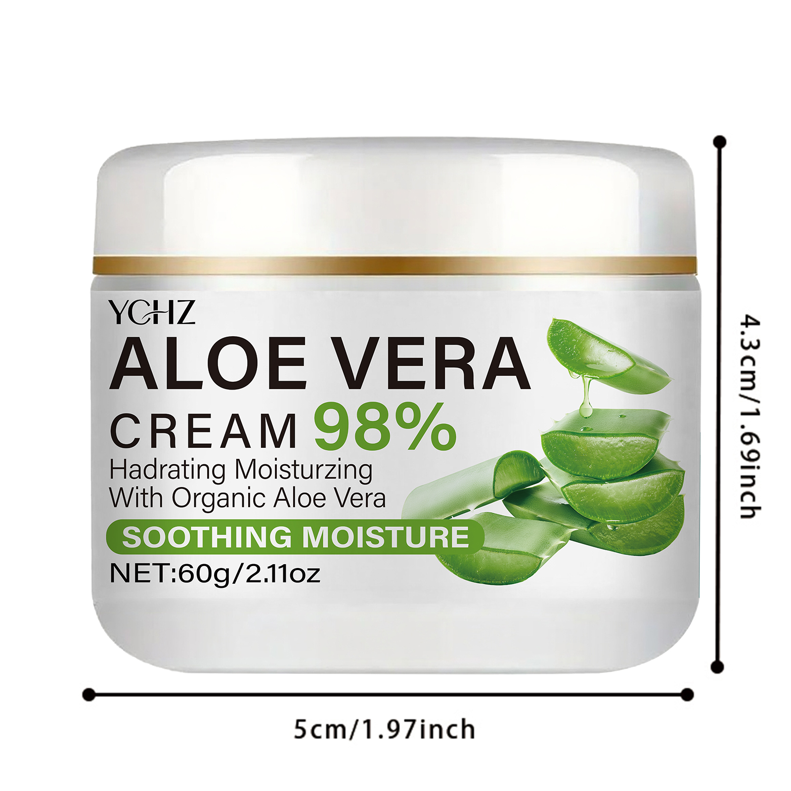 Aloe Vera Face Cream, Containi - Skincare Ingredients avis et prix