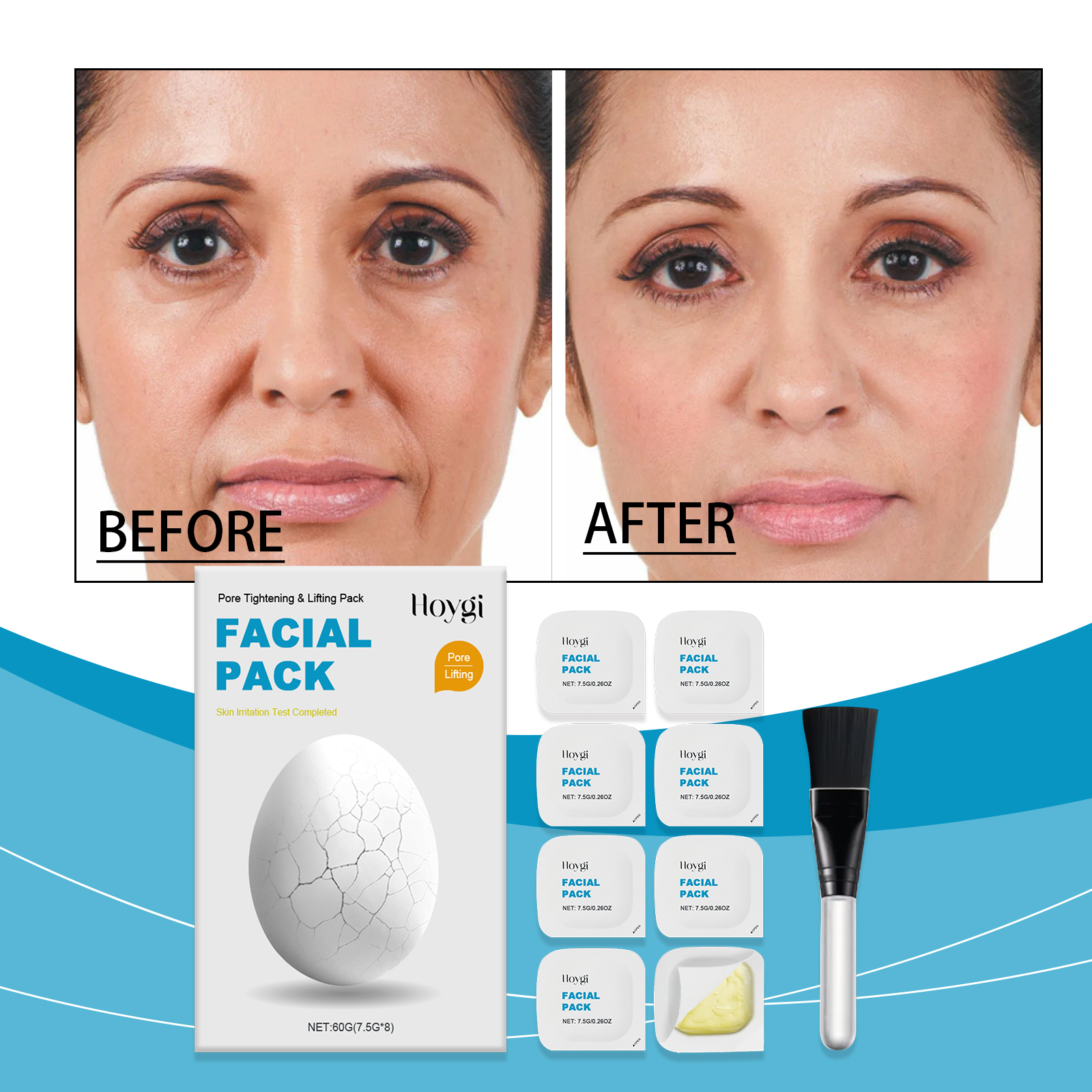 4PCS full face care apply faci - Skincare Ingredients avis et prix