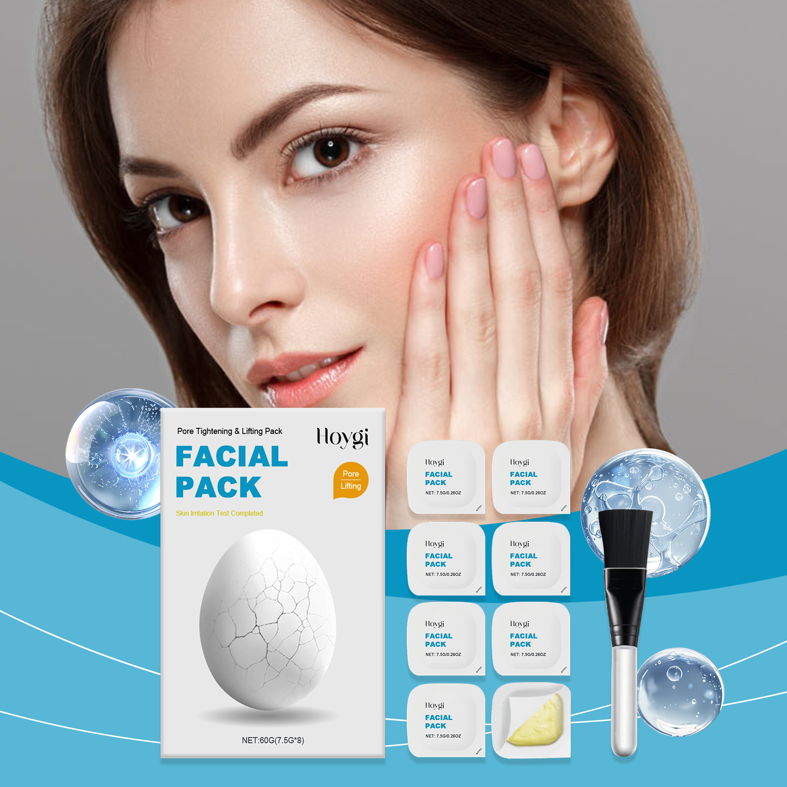 4PCS full face care apply faci - Skincare Ingredients avis et prix